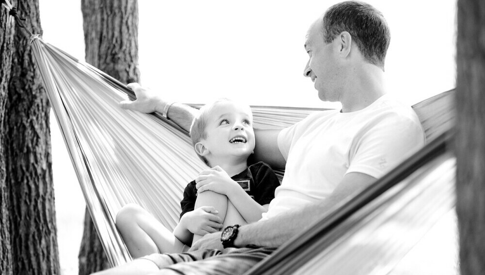 Dad Son Moment